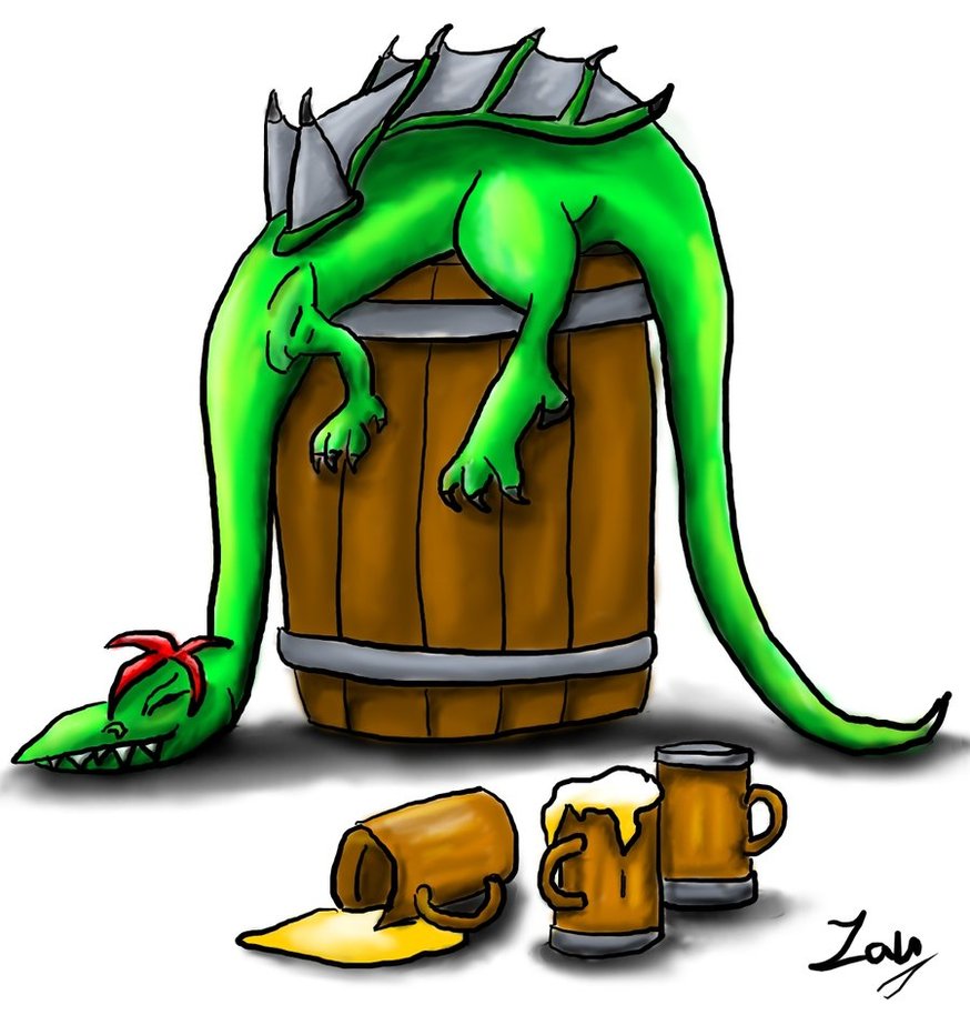 Змей горыныч 3 выпуск. Дракон бухает. Дракон алкоголик. Пиво дракон.